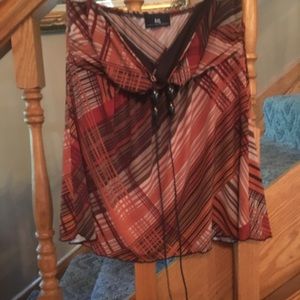Halter tank with tie